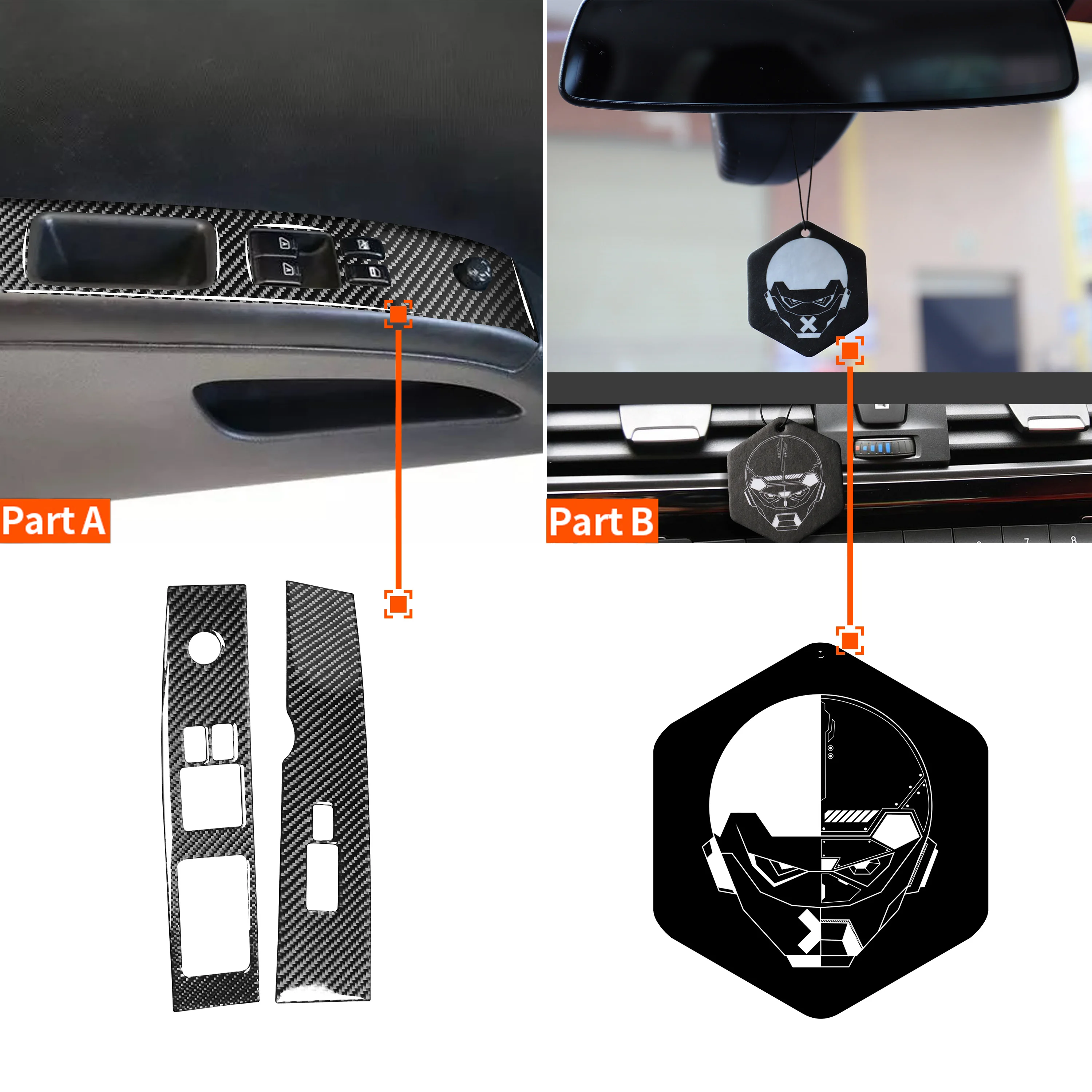

Для Nissan 350Z 2003-2007 2008 2009, панель для подъема окон, декоративная крышка, наклейка, аксессуары для интерьера автомобиля, углеродное волокно