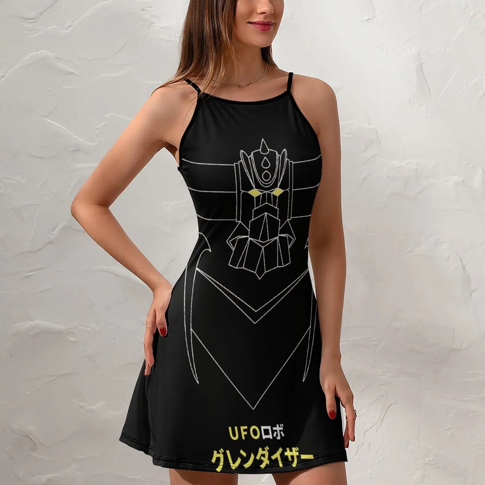 Abito Da Donna Sexy Abito Con Bretelle Mechas 02 Mazinger Z Steel Jeeg Robot Kotetsu Dark Great 10 Abito Da Donna Vintage Va