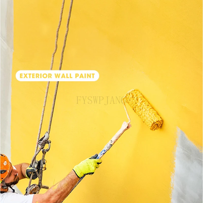 1Kg Latex Paint Natural Odor-Free Paint Waterproof Mildew-Proof Sunscreen Paint Color Renovation Exterior Wall Fantasy Paint zidetang printing waterproof mildew resistant antimicrobial polyester shower curtain liner non toxic chemical odor eco friendly