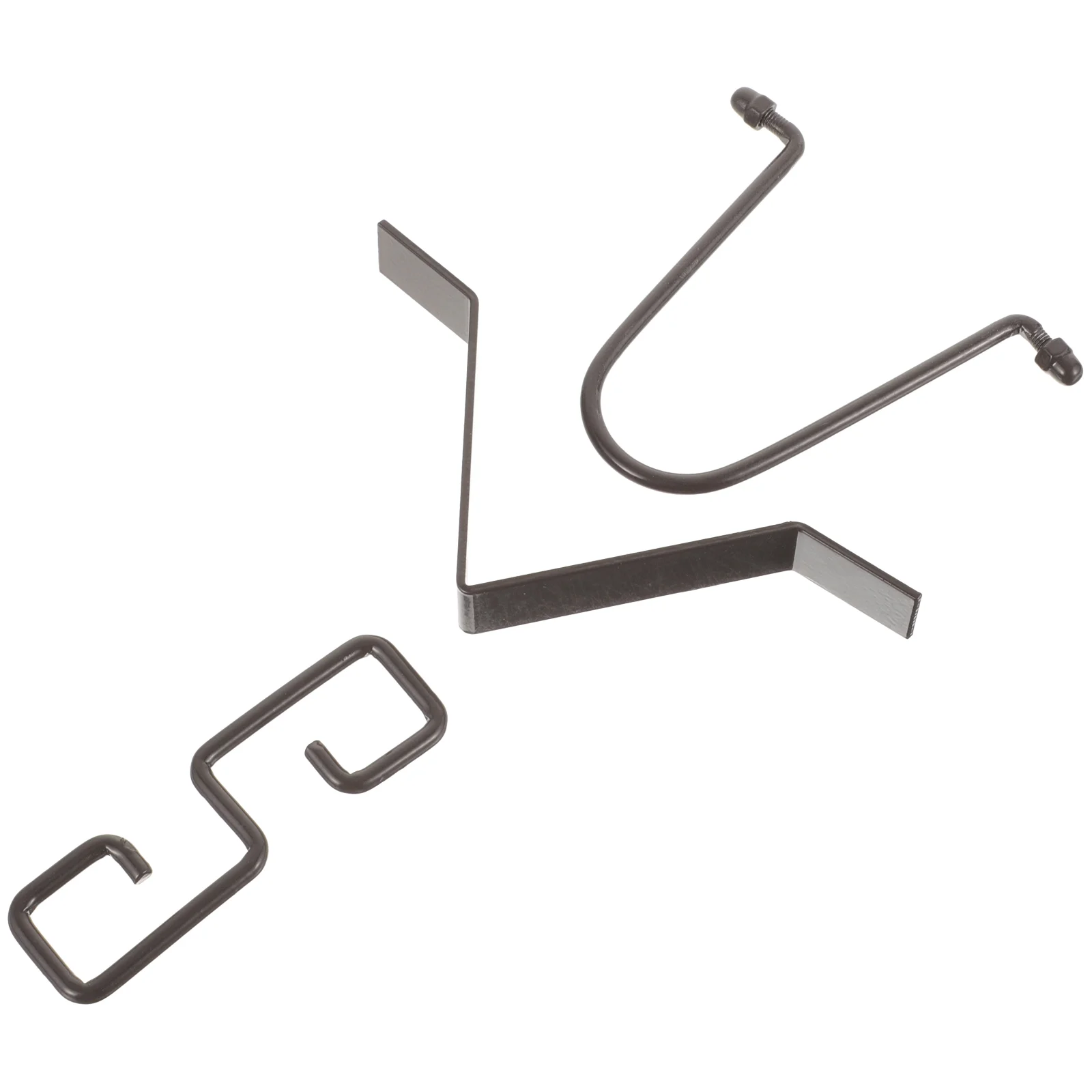 Rain Chain Adapter Stainless Steel Chains Rain Chain Hook Black Decor Parts for Install Decorate Metal Adapter Iron Chains Gutters