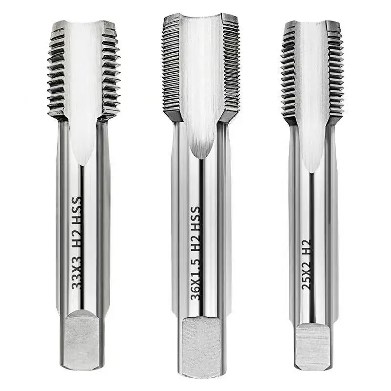 SIQICNC M27 M28 M29 M30 M31 M32 M33 M34 M35 M36 HSS-M2 좌우 기계 탭 가공용 강철, 철, 구리, 알루미늄 금속