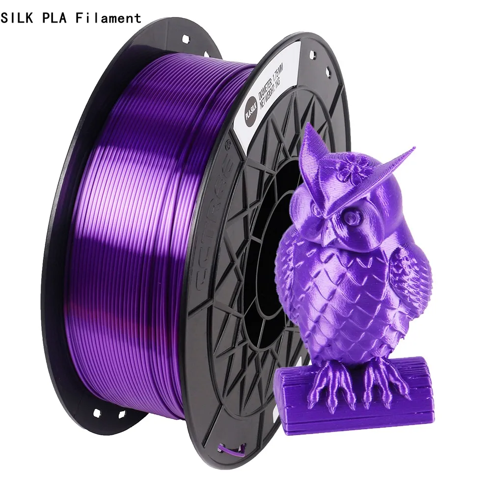 3D 인쇄재료 CCTREE 실크 텍스처 PLA 3D 프린터 필라멘트 1.75mm, 부드럽고 친환경한 3D 인쇄 소재 3D 인쇄재료 CCTREE 실크 텍스처 PLA 3D 프린터 필라멘트 1.75mm, 부드럽고 친환경한 3D 인쇄 소재