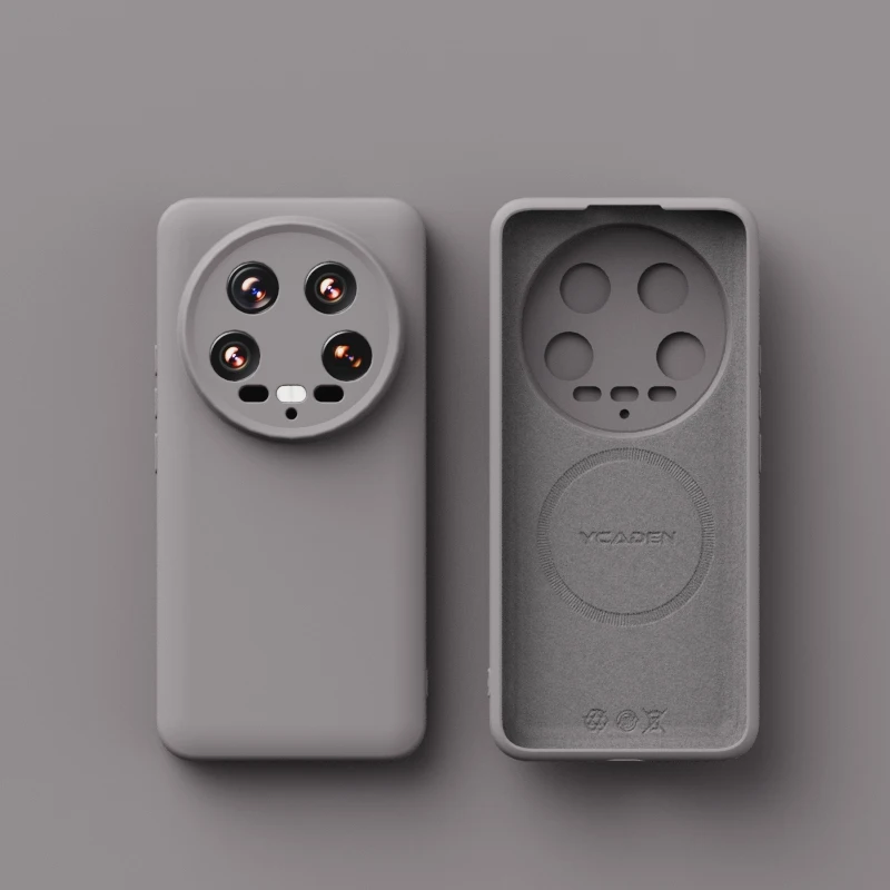 Enhanced Magnetic Liquid Silicone Case With Magsafe Wireless Charging Compatibility