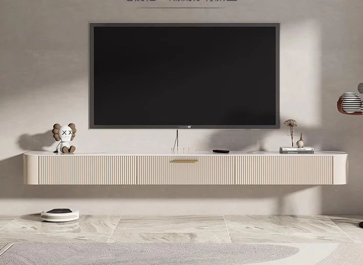 

Роскошный шкаф для телевизора из массива дерева, набор чайного столика, современный и Простой Настенный подвесной шкаф для домашнего использования