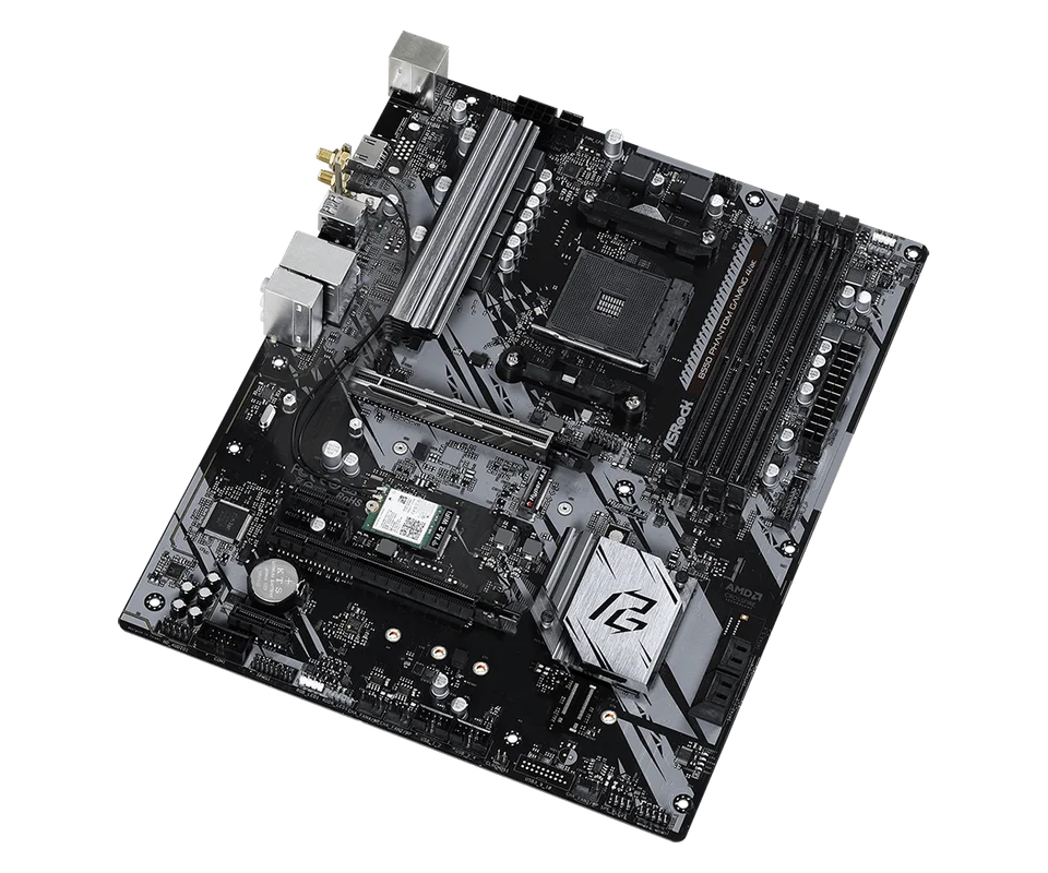 ASRock B550 PHANTOM GAMING 4/ac Motherboard AMD B550 Socket AM4