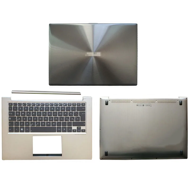 

Новинка для ноутбуков Asus UX32 UX32E UX32A UX32VD UX32LA UX32DV UX32LN задняя крышка для рук Нижняя крышка A C D Серебристая крышка