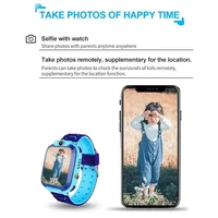 Nouvelle montre connectée Lenovo pour enfants avec fonction SOS, anti-perte, localisation GPS, caméra, fonction d'appel par carte SIM, étanche, compatible Android et iOS 5