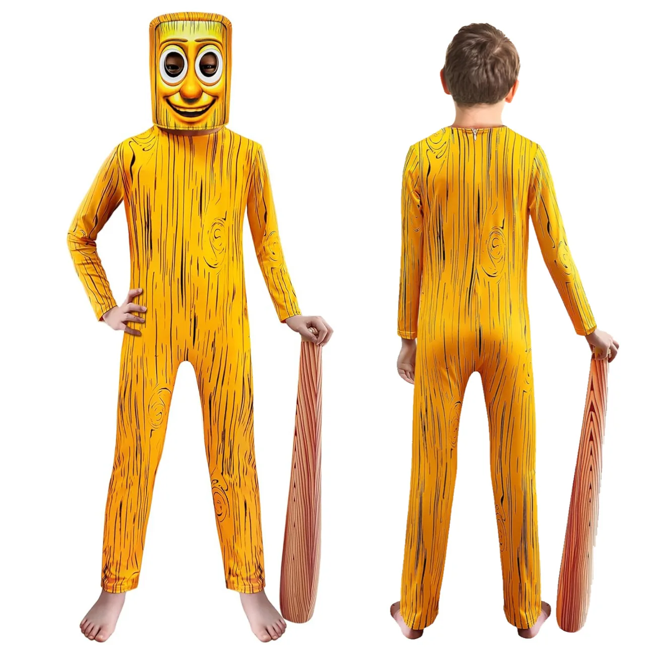 Brainrot Tung Tung Tung Sahur Jumpsuits Jongens Meisjes Halloween Cosplay Kostuum Pak G | NL