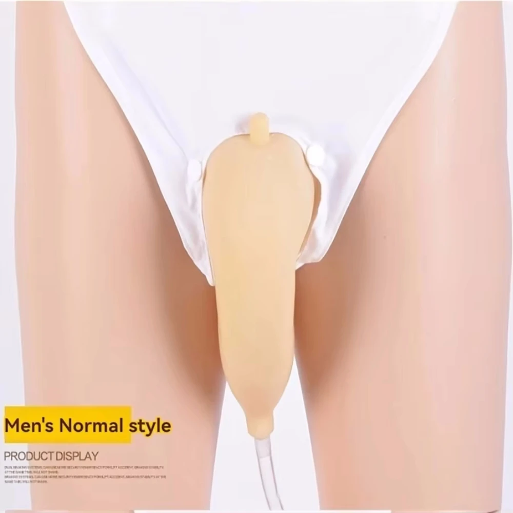 Urinals Women Men Latex Urine Collector Bedridden Breathable Urine Bag Elderly Urinary Incontinence