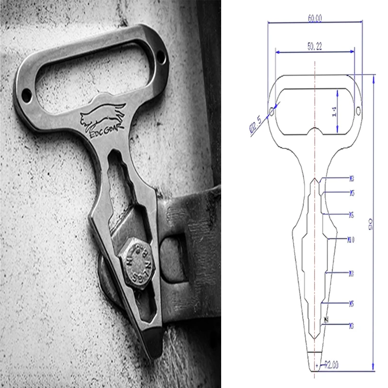 High Quality Self Defense Stinger Camping Supplies Protection Tool Weapons  Personal Steel Bottle Opener Combination Wrench - AliExpress