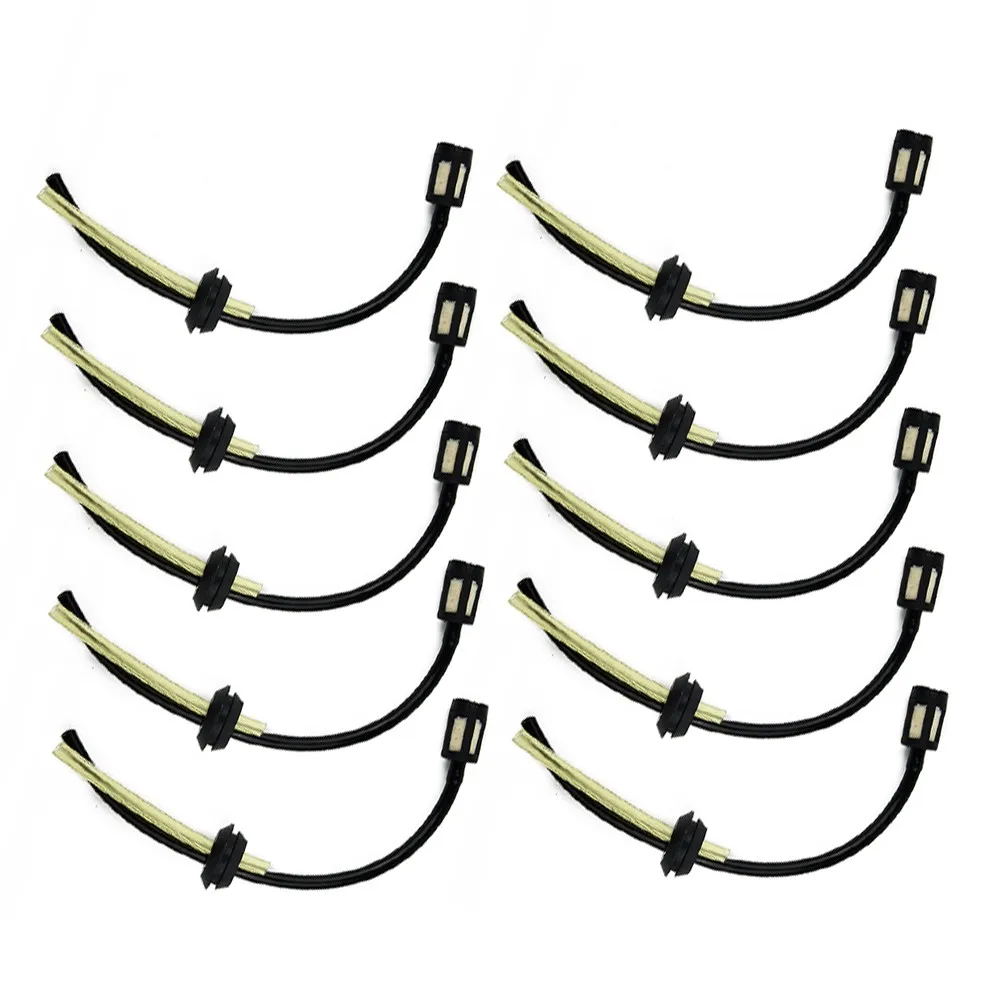 10 Stück 13 x 8 x 9 cm Kraftstoffschlauch-Set mit Kraftstofffilter für 4-Takt-Trimmer-Freischneider Rasenmäher-Mäher-Zubehör – Detail 1