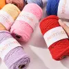 6MM Wool Braided Cord Chunky cord Thick Macrame Cord for Bag making and DIY Handmade Accessory 4