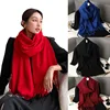 New Cashmere Scarf Women's Winter Scarves Wool Black Red Scarf Ladies Winter Big Pashmina Scarf XWJ01 1