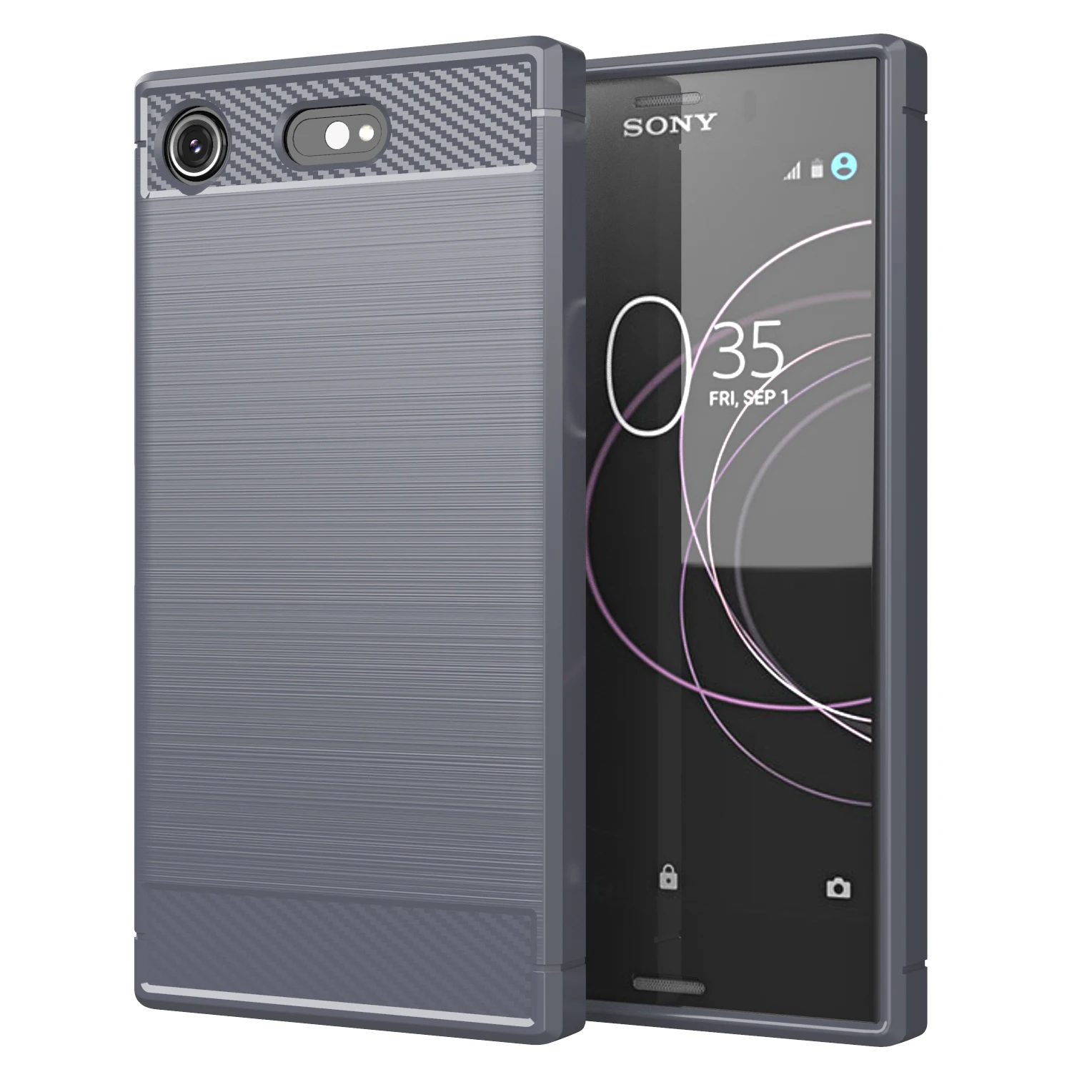 Custodia B-case Tpu Silicone Cover Case Per Sony Xperia Xz1 Compact
