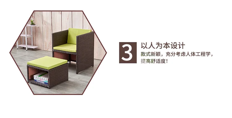 Luxury Garden Furniture Outdoor Sets Unique Modern Back Yard Patio Furniture Sets Rattan Lounge European Mueble Jardin Furniture