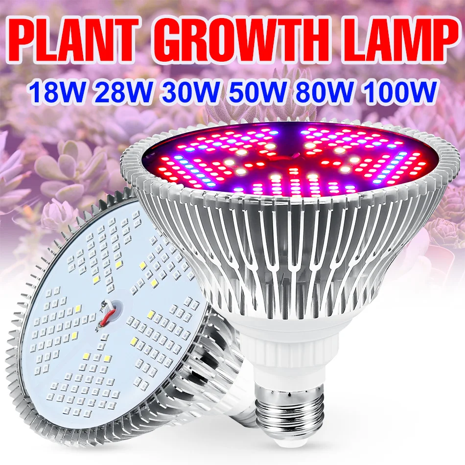 Description Picture 2 of item150W E27 LED Full Spectrum Plant Grow Light Bulb Indoor Flower Seeds Vegetable Hydroponics Growth Box Cultivation E14 IR UV Lamp