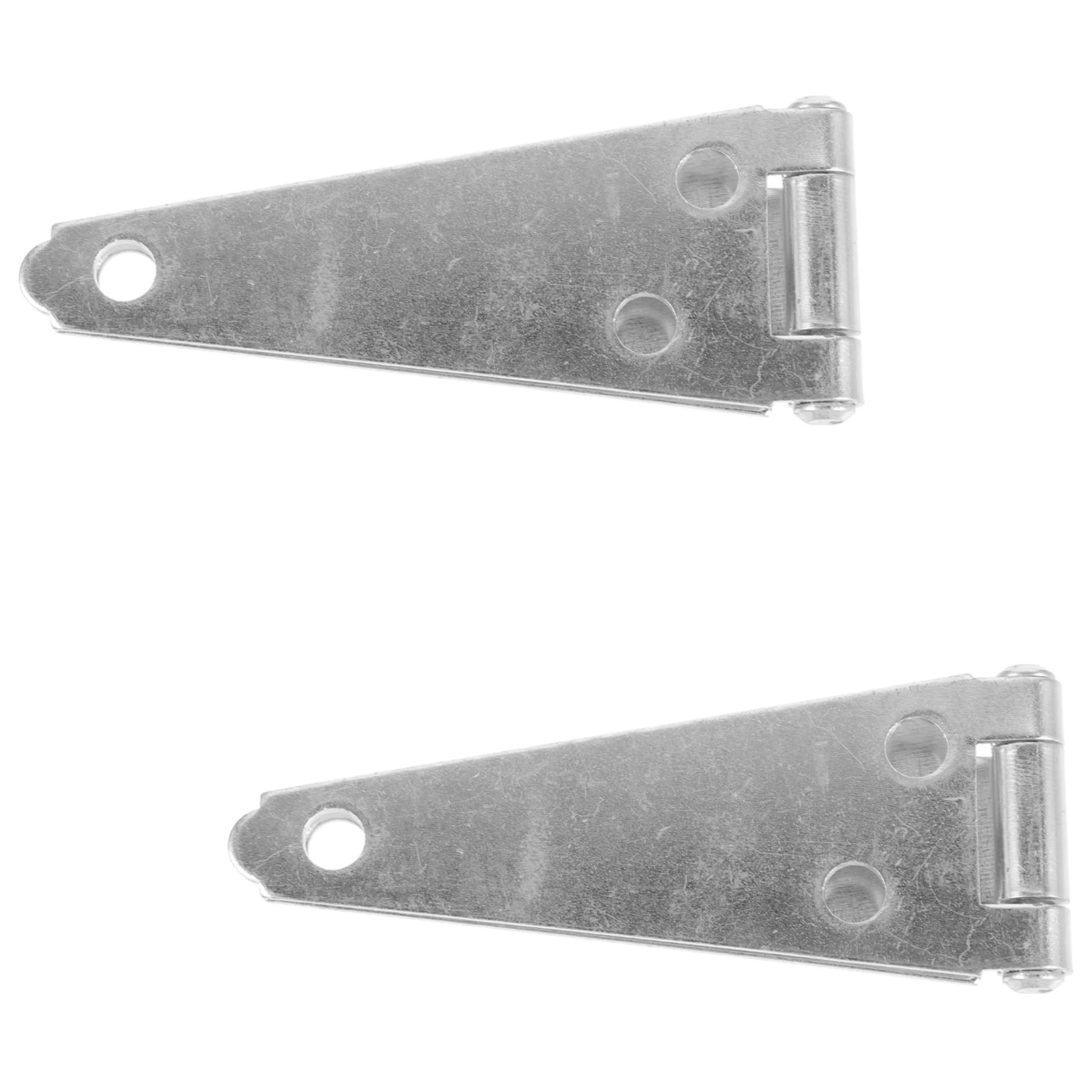 2 Pcs Barrier Fence Door Hinge Strap Hinges Shed Heavy Duty Barn Gate Wooden Iron for Fences Decorative