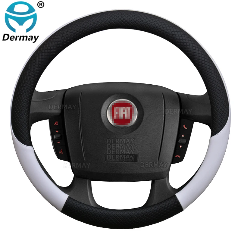 Чехол для руля Fiat Ducato из искусственной кожи марки DERMAY 100% высококачественные