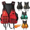 Outdoor Adult Swimming Life Jacket Adjustable Buoyancy Survival Suit Polyester Life Vest With Whistle for Rafting Boating 1