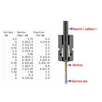 9pcs 7.4mm ejector pin set for pushing up the hardness of full specification drill machine parts 2