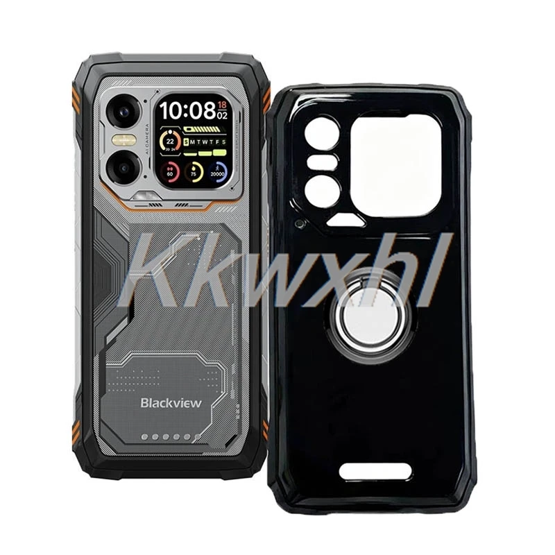 Shockproof Blackview Xplore1 Back Ring Holder Bracket Phone Case, 6.78 Soft Protective Cover