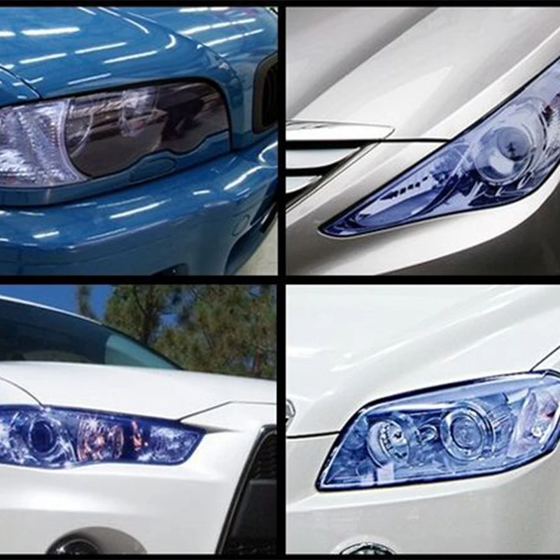 30X60 CM Faro Dell'automobile Fanale Posteriore Pellicola Car Styling Protettiva Dell'involucro Del Vinile Pellicola Impermeabile Autoadesiva Adesivi Pellicola Della Luce di Nebbia - Image 6