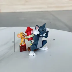 Cartoon Collectible Mini Figures Set - Tom & Jerry Decorative Toys (Rocket)