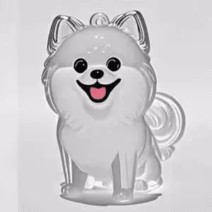 Hanging Pet Keychain Pendant Memorial Resin Cat/Dog Hair Storage Capsule thumbnail 10