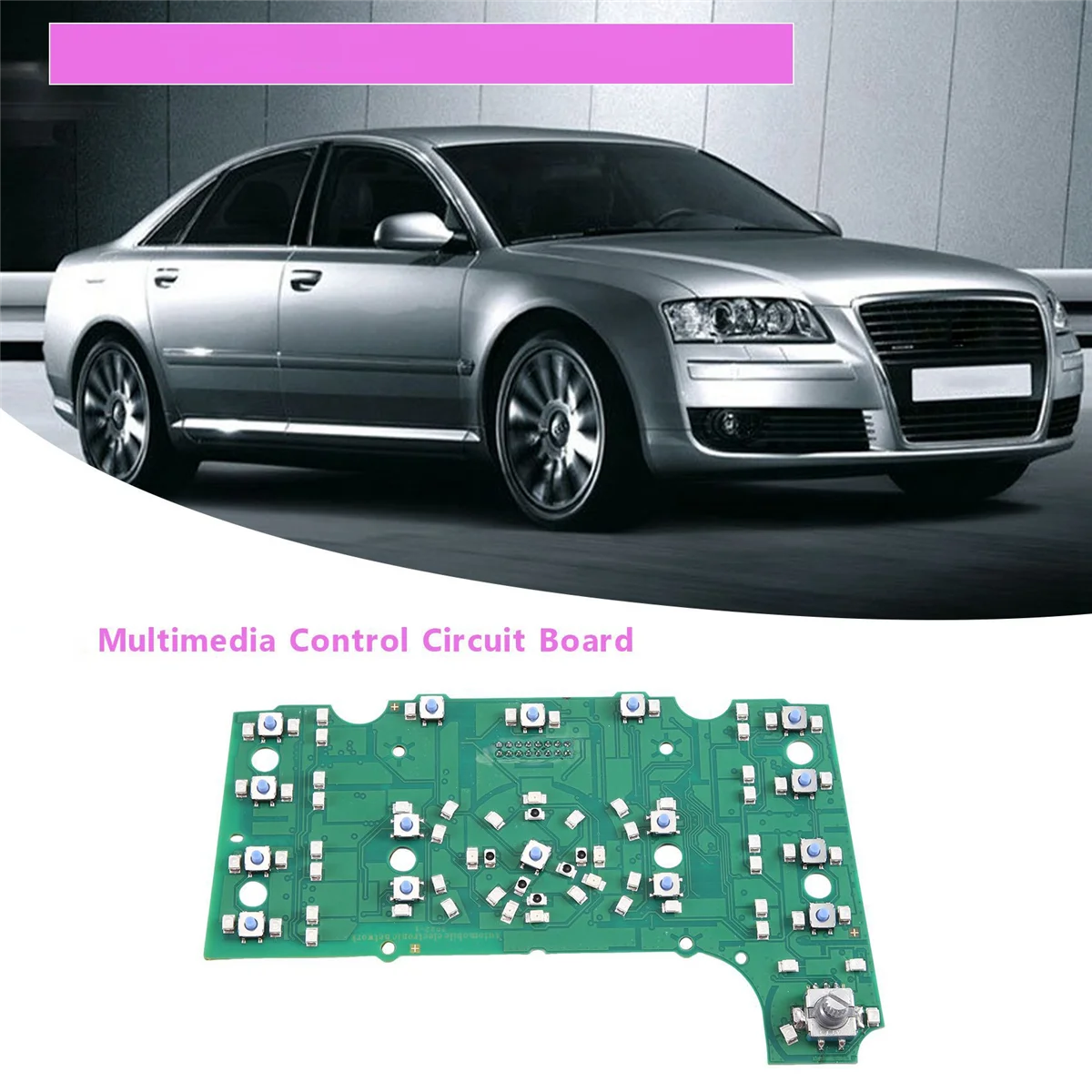 Мультимедийная плата управления с навигацией для Audi A8 S8 2006-2009 3G mmI 4E2919612L 4E2919612B
