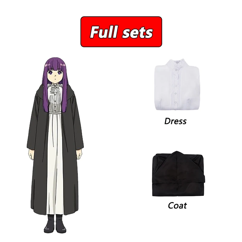 Frieren: Beyond Journey's End-Inspired Frieren Mage Costume for Women
