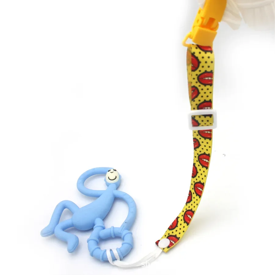 Pacifier clip Baby Pacifier Clip Kids Soother Anti-lost Chain Adjustable Teethers Toys Babies Stroller Accessories Holder Strap Attache Tetine