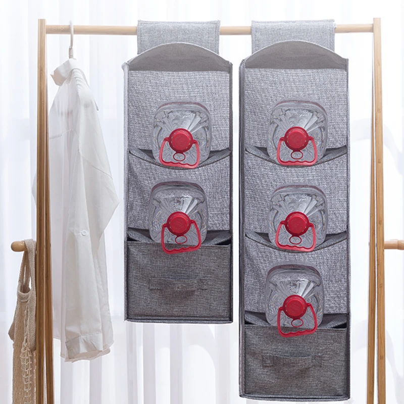 Portable Wardrobe Hanging Storage Bag Drawer Style Washable Wardrobe Organizer Box