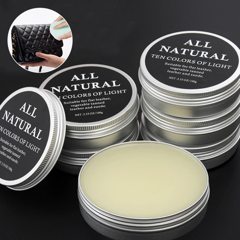 30ml/100ml Mink Oil Cream For Leather Shoes Bags Leather Care Cream Leather Maintenance Cream Leathercraft Accessories