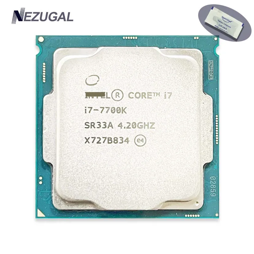 I7-7700K I7 7700K 4.2 Ghz Processore Cpu Quad-Core A Otto Thread 8M 91W Lga 1151