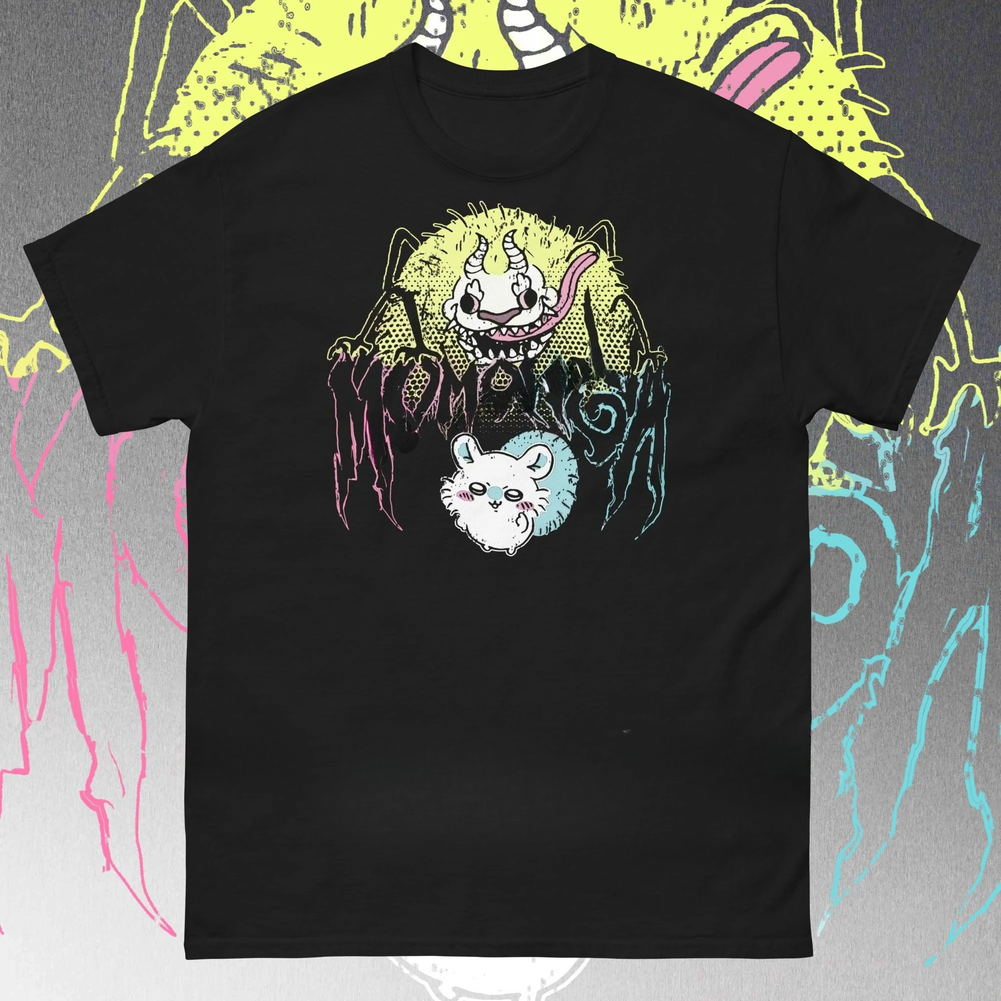 Chiikawa Usagi Hachiware Interessantes T-Shirt mit Alltagsszenen-Motiv, Unisex O-Ausschnitt Kurzarm Sommer-Freizeitkleidung für Kinder und Erwachsene