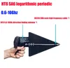 HT6 logarithmic Periodic antenna 0.6-10GHz direction finding antenna Spectrum analyzer signal analysis and positioning EMC 1