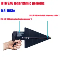 HT6 logarithmic Periodic antenna 0.6-10GHz direction finding antenna Spectrum analyzer signal analysis and positioning EMC 1