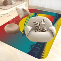 Led-Zeppelin Hallway Carpet Washable Non-Slip Living Room Sofa Chairs Area Mat Kitchen Doormat Area Rug 2