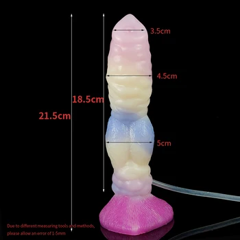 YOCY Silicone Ejaculating Fantasy Knot Dildo Sex Toy For Women Vaginal Massager Anal Plug Men Masturbators Adult 18+ Sex Shop 4
