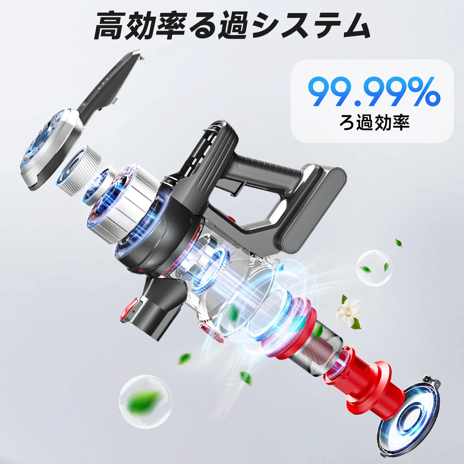 XINSHE A7 充電式コードレスハンドヘルド掃除機、45000Pa XINSHE A7 充電式コードレスハンドヘルド掃除機、家庭必需品