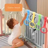 2/4PCS Gift Plastic Playpen Pull Ring Baby Walking Assist Tools Light Weight Stand Rings Playpen Accessories Baby Toys Playpen 1