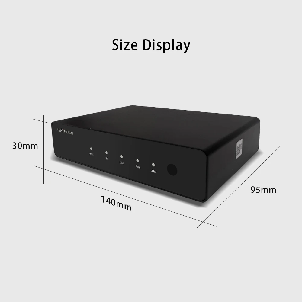 Bluetooth Audio Receiver HiFiMuse R20 Wireless WiFi Bluetooth for Home AirPlay DLNA Spotify Tidal Streaming Player