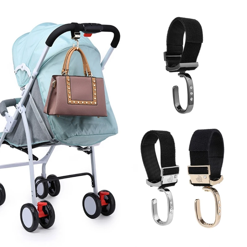 Baby Stroller Hook 360 Degree Rotation Pushchair Hanger Pram Cart Shopping Bag Clip Holder