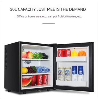 미니 냉장고 도매 냉동고 아이스 바 폼 문짝, 우수한 절연 반도체 냉동 용량, 호텔 사용, 30L