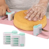 Trancheur de gâteaux réglable à 5 couches, 2 pièces, séparateur de couteau à pain, niveleur de coupe, fixateur de trancheur de Toast pour outil de cuisson Kichen 1