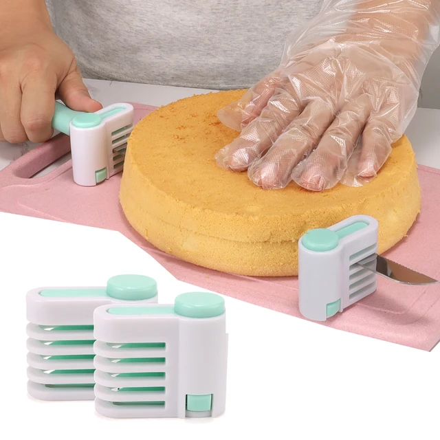 Trancheur de gâteaux réglable à 5 couches, 2 pièces, séparateur de couteau à pain, niveleur de coupe, fixateur de trancheur de Toast pour outil de cuisson Kichen 1