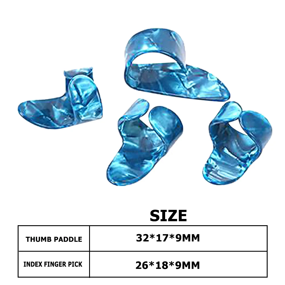 4pcs Guitar Picks 1 Thumb + 3 Finger