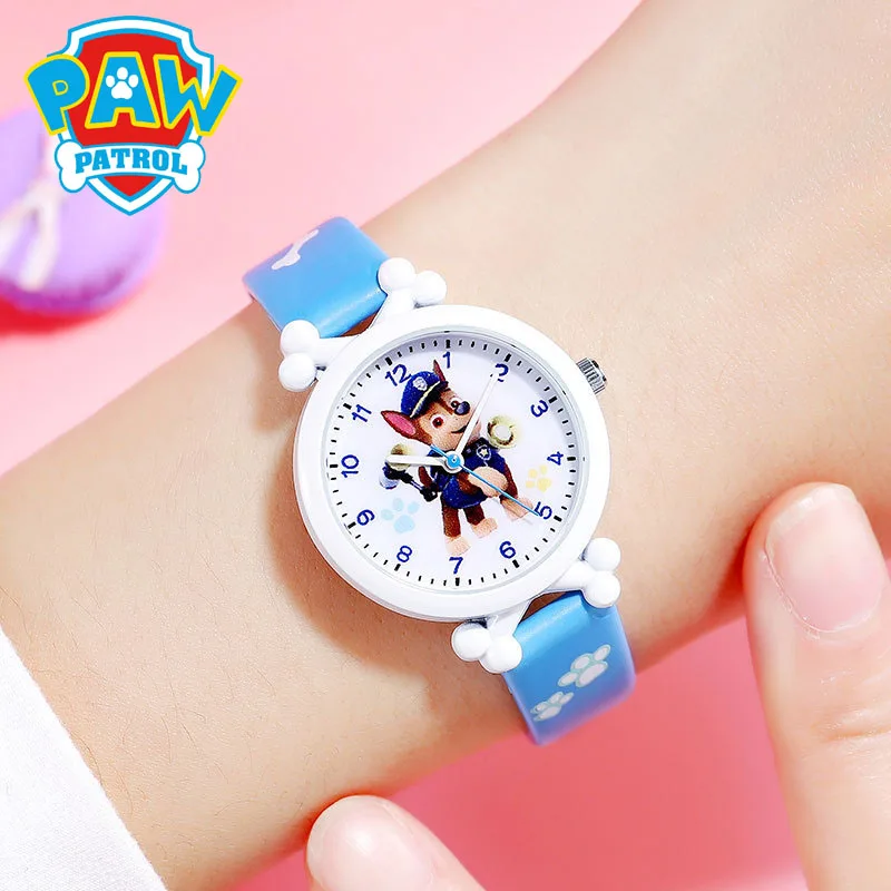 Originale Paw Patrol Children Watch Chase Marshall Skye Cute Animal Dog Model Bracciale Elettronico Digital Waterproof Watch Gifts