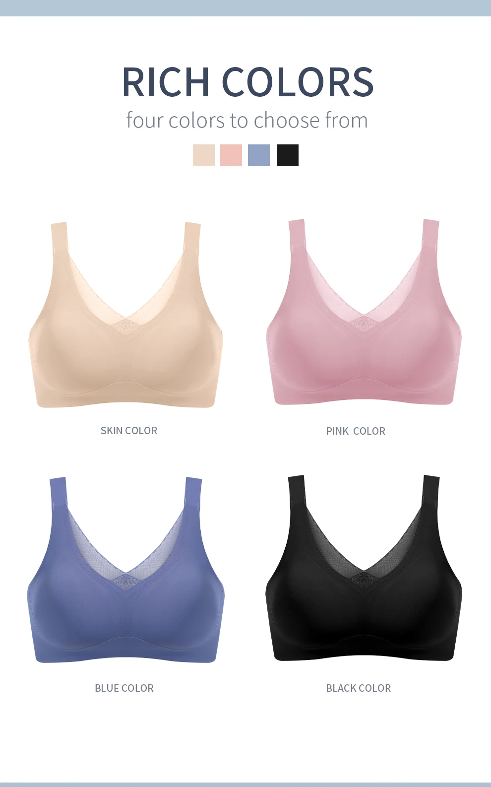 Seamless Prosthetic Breast Bra - Lightweight Mastectomy Bra