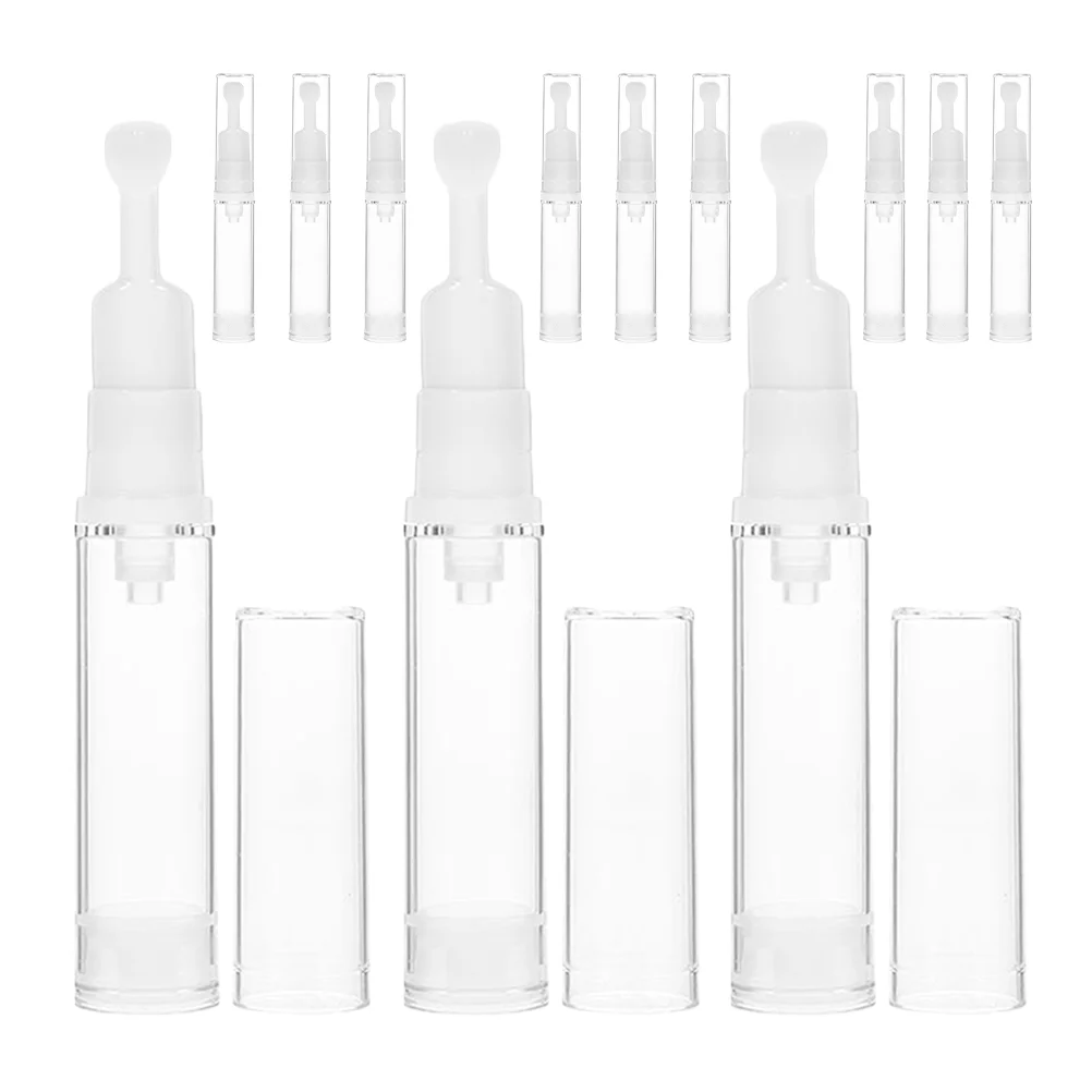 

12 Pcs Thin Tube Vacuum Bottle Airless Pump Bottle for Makeup Empty As